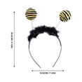 thumbnail image 2 of 3pcs Creative Headwear Bee Sequins Antenna Headband Decorative Bee Headband, 2 of 8