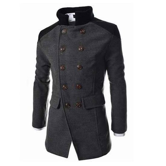 Autumn Winter Loose Coat Long Sleeved Jacket Man Youth Warm Windbreaker