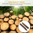 thumbnail image 5 of OUNONA 2Pcs Garden Wood Stakes Brown Wood Fence Post for Flower Bed Border and Lawn Edging, 5 of 8