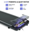 thumbnail image 2 of Under Desk Treadmill, Walking Pad with Incline, Portable Walking Treadmill for Home/Office 2.5HP, Walking Jogging Machine with 300 lbs Weight Capacity Remote Control LED Display, 2 of 9
