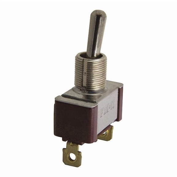 Eaton Toggle Switch,SPST,10A @ 250V,Screw 7546K36