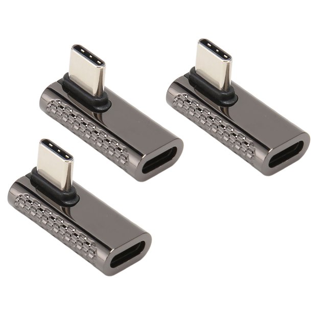 Adaptador USB C a USB C adaptador de ángulo recto USB C 100W 3 piezas para tableta ANGGREK Otros