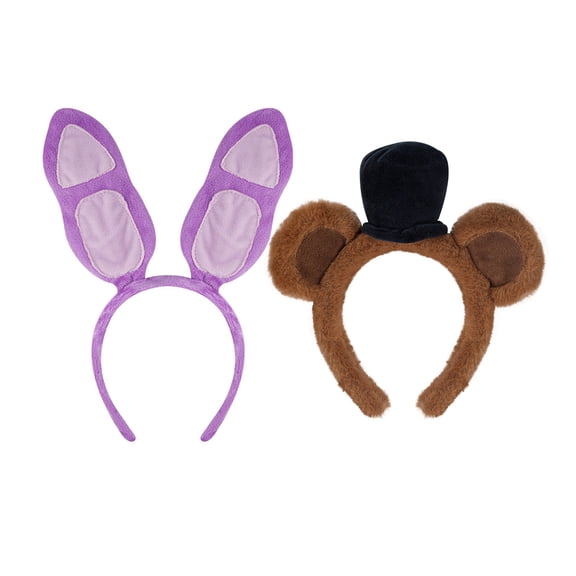 COOLHOOD Plush Bear Ears Headband With NonSlip Grip For Cosplay And Halloween Activities