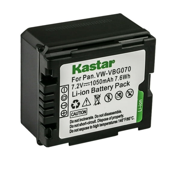 Kastar 1-Pack Battery Replacement for Panasonic SDR-H40, SDR-H40P, SDR-H41, SDR-H48GK, SDR-H50, SDR-H60, SDR-H60S, SDR-H60P, SDR-H68GK, SDR-H79, SDR-H79K, SDR-H79P, SDR-H80, SDR-H80A, SDR-H80K