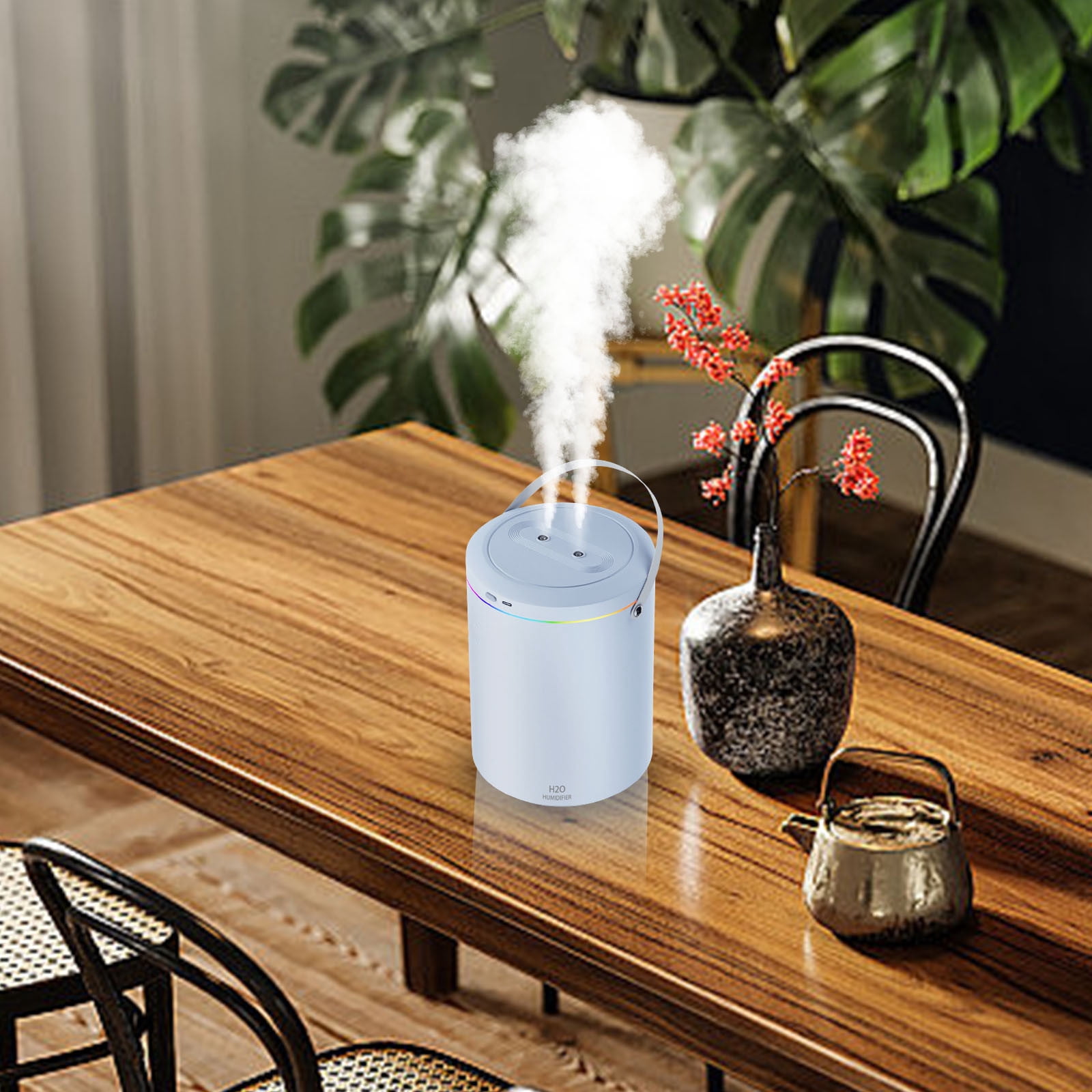 BOBOMOTI Humidifier for Room Baby Top Fill Cool Mist Humidifier Ultra Quiet Humidistat Aromatherapy Diffuser Clearance