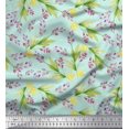 thumbnail image 1 of Soimoi Cotton Duck Fabric Leaves & Berries Watercolor Printed Fabric 1 Yard 56 Inch Wide, 1 of 1