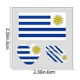thumbnail image 3 of Tatuajes temporales de fútbol para ver partidos | Arte corporal para aficionados al deporte | Decoraciones para la cara y los brazos en el día del partido, 3 of 6