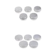 thumbnail image 1 of Bote Cosmético Zulema 10 Piezas Aluminio Plateado 120 ml Latas de Cosméticos Vacías, 1 of 8