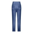 thumbnail image 3 of Hvyesh Denim Yoga Pants Butt Lifting Jeans for Women Mid Rise Full Length Shaping Stretchy Pants for Women, 3 of 6