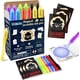 thumbnail image 1 of Bolígrafos de tinta invisible GIFTINBOX, paquete de 12 con luz UV y cuaderno, 1 of 7