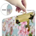 thumbnail image 4 of FMSHPON Watercolor Spring Flowers Couple Birds Clipboard Hardboard Wood Nursing Clip Board and Pull for Standard A4 Letter 13x9 inches, 4 of 5