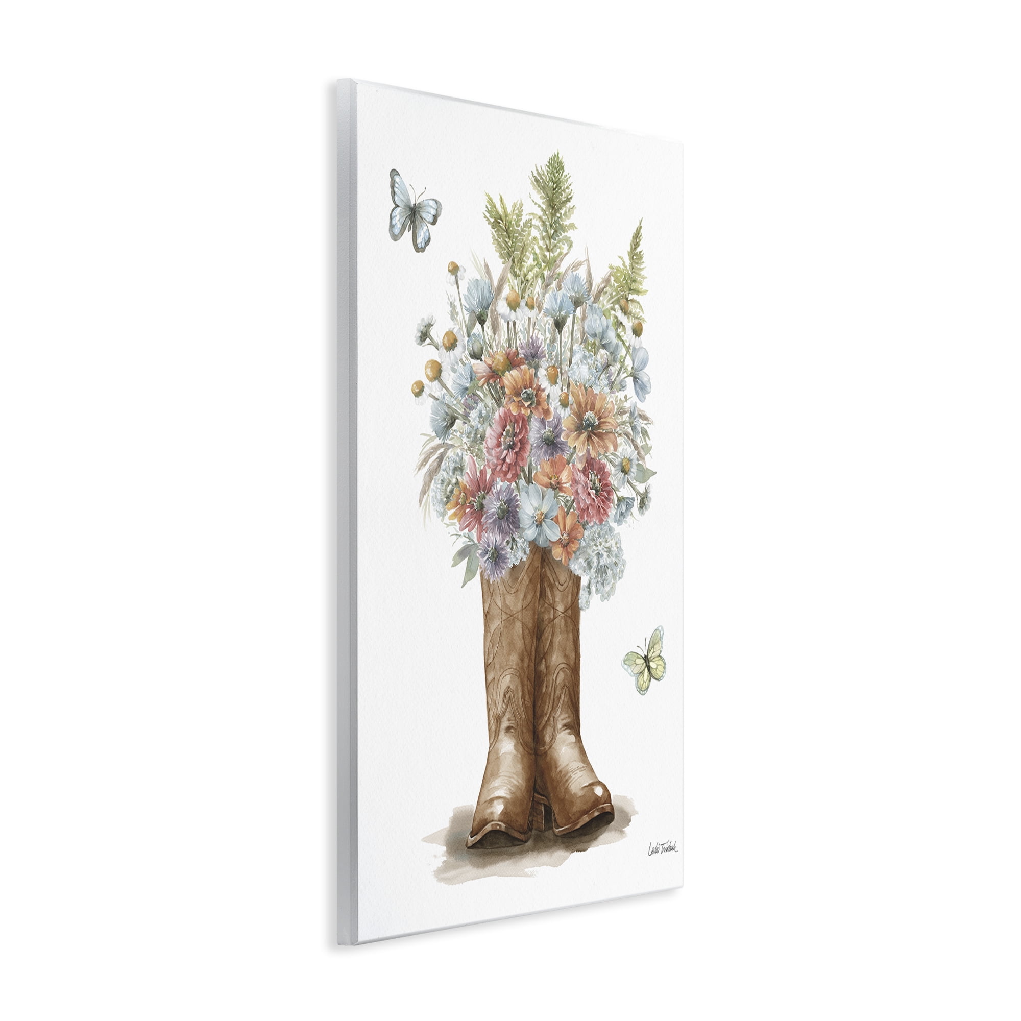 Stupell Industries Wildflower Western Bouquet Botanical & Floral Painting Unframed Art Print Wall Art, 13 x 19