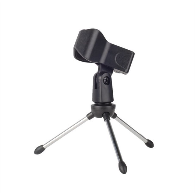 Universal Desktop Microphone Tripod Stand Holder for Computer Video
