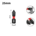 thumbnail image 1 of 1 Pcs 25mm Non-slip PH2 Magnetic Batch Head Cross Screwdriver Impact Drill Bit, 1 of 8