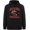 Black, variant on San Red Francisco City Hoodie for Men Long Sleeve Pullover Stylish Apparel Sweatshirt Printed Style Sweater Hooded