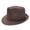 Coffee, variant on Mesh Breathable Sun Hat, Short Brim Panama Cap, Outdoor Trilby Headwear, Men Lightweight Adjustable Strap Hat for Summer Travel Seaside Fishing Sun Protection Windproof Comfortable Casual Cap,Coffee