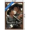 thumbnail image 3 of Attack on Titan: Season 3 - Stalemate Wall Poster, 14.725" x 22.375", Framed, 3 of 3