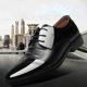 thumbnail image 2 of Zapatos de cuero de talla grande para hombre, de negocios, de ocio, de primavera y otoño, zapatos formales de oficina, zapatos para hombre, 2 of 4