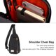 thumbnail image 3 of Bolsa de Mensajero Amonsee Mochila de Pecho de Gran Capacidad para Hombres para Portátiles de 7.9 Pulgadas, 3 of 5