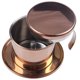 thumbnail image 2 of 4X Filtro de Café Vietnamita de Acero Inoxidable Individual Olla de Perforación Manual Vietnam Filtro de Cafetera de Filtro , Rosa, 2 of 7