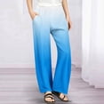 thumbnail image 2 of SROBPTY Leggings for Teen Girls Fall Winter Wide Leg Print Elastic Waist Pocket Full Length Pants, 2 of 5