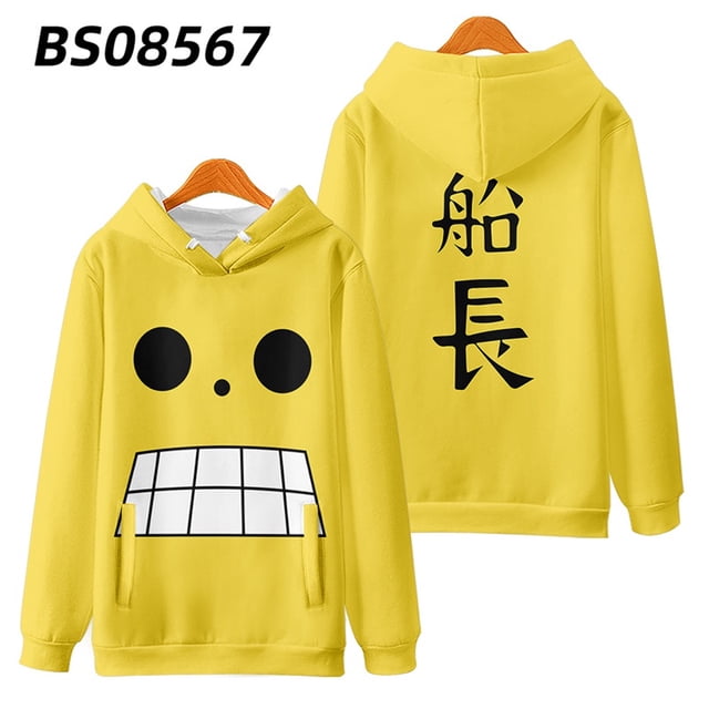 AG One Piece Anime Sudadera Con Capucha Manga Larga Unisex Cosplay Monkey D Luffy Zoro Top Casual Moda Jersey Oversize