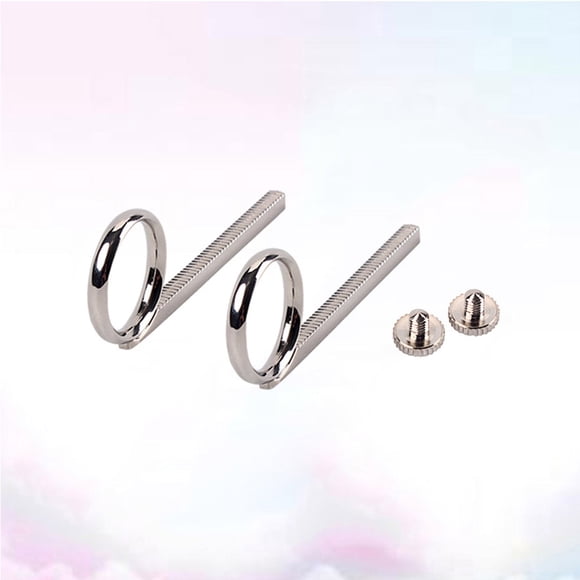 unbranded 2Jgo Anillo Para Accesorio Metal Plateado Repuesto Práctico Y Resistente