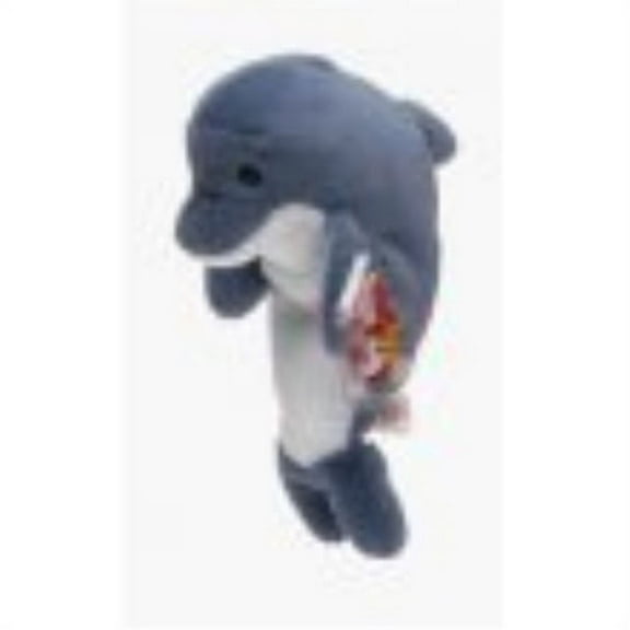 Ty Beanie Baby: Echo the Dolphin - Waves Tag | Stuffed Animal | MWMT