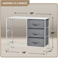 thumbnail image 3 of Sorbus Dresser w/ 5 Drawers - Furniture Storage Tower Unit for Home, Bedroom White, 3 of 7
