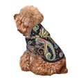 thumbnail image 5 of Haiem Watercolor Romantic Paisley for Winter Dog Hoodie Sweatshirts with Pockets Warm Dog Clothes for Small Dogs Chihuahua-X-Small, 5 of 7