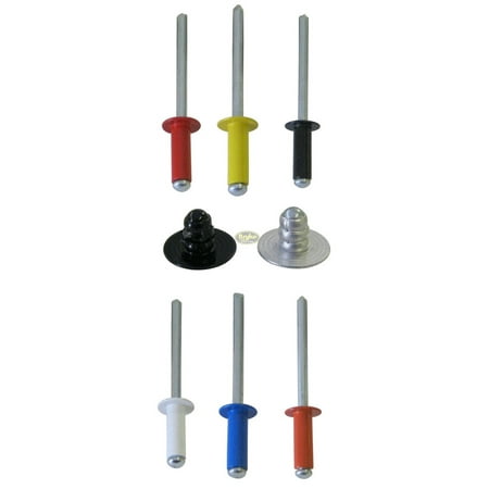 

1/8 Small Head Multi Grip Rivets 250 count