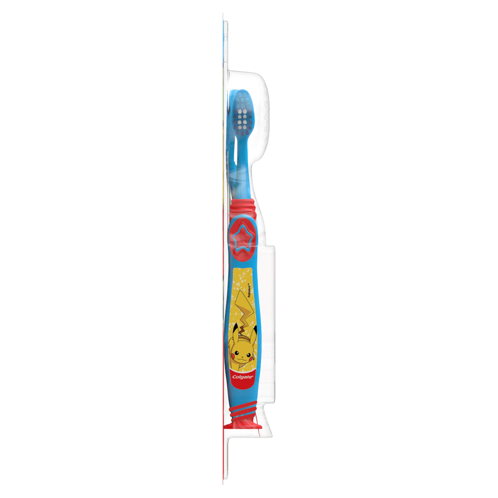 Colgate Kids Extra Soft Toothbrush, Pokemon Design, Ages 5+ 2 Pack