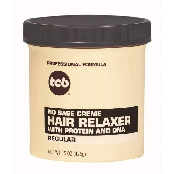 Tcb No Base Creme Hair Relaxer, Regular 15 Oz, Pack of 3