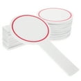 thumbnail image 1 of SHISUYAN 20Pcs Blank Scoreboard Handheld Scoreboard Dry Erase Paddle Mini Handheld Blank Writing Board, 1 of 8