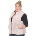 thumbnail image 2 of White Mark Women's Sherpa Outerwear Vest, 2 of 6