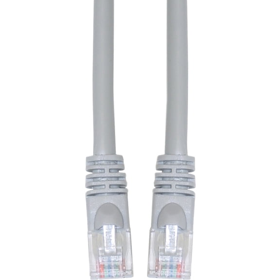 CableWholesale Cat6 Ethernet Cable, 24AWG, RJ45 Gold Plate Connector, 4 Pair Stranded Copper, Snagless Boot Unshielded Twisted Pair (UTP) Internet Network Patch Cable, 10 Foot, Gray