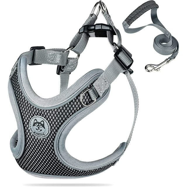Jinsinto Dog Harness Anti Pull Dog Harness Small Dog Harness Adjustable Breathable
