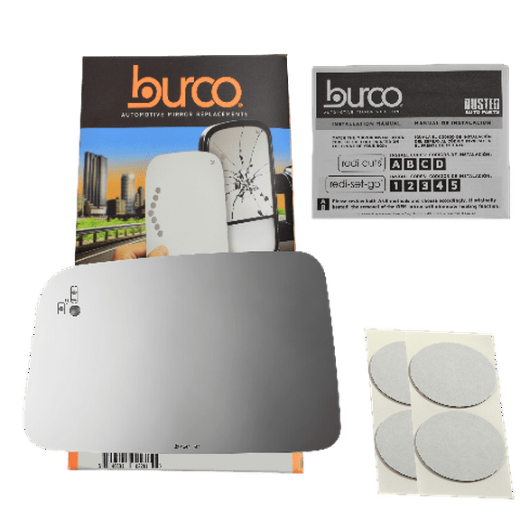 Fits 11-14 Edge, LINC MKX Left Driver Mirror w/Blind-Spot Cross-Path Detect Icon Manual Folding