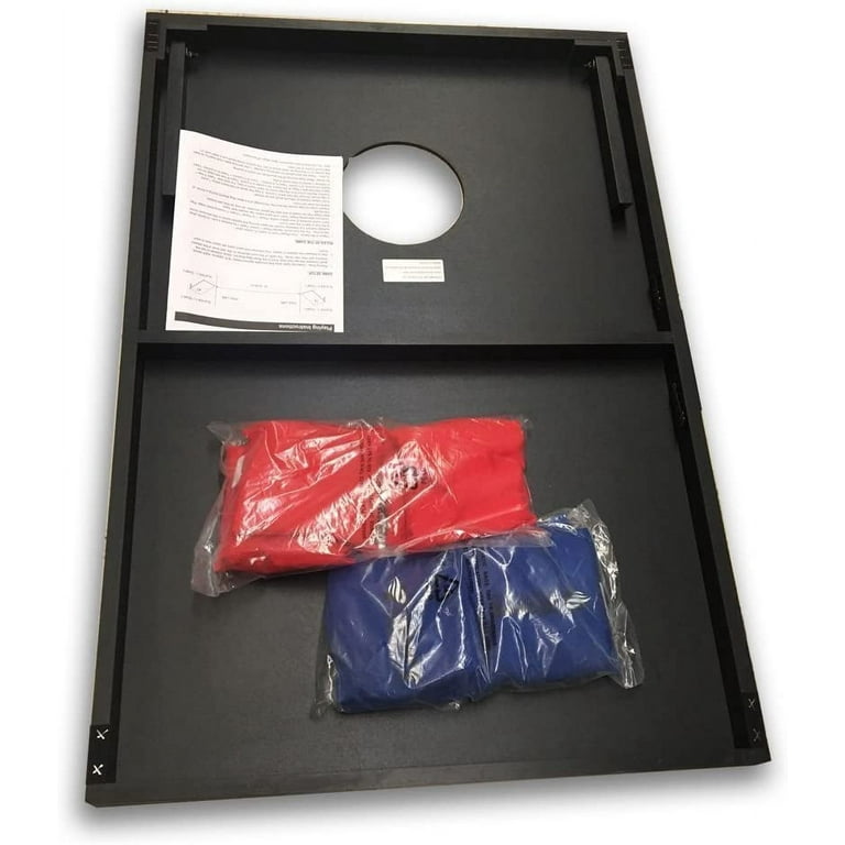Cornhole Bean Bag Toss Game Set - USA Flag & Eagle Design With 8 Bags & Boards