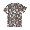 thumbnail image 6 of Staki Girls Easter Top Baby Girls Easter's Day T-Shirt Bunny Shirts Short Sleeve Tee for Toddler Girls Kids Cotton Tops 1-9Y 10-13Y(Gray,3-4 Years), 6 of 6