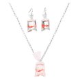 thumbnail image 1 of 1 Ensemble de Fantaisie Fantaisie Collier de Poisson Carpe Sac à Eau Transparent Résine Pendentif en Forme de Poisson Boucles d'Oreilles, 1 of 8