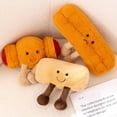 thumbnail image 3 of Muñeca de Peluche de desayuno de simulación, juguete de fruta esponjosa, comida Kawaii, galleta, pan, palo, decoración de fiesta, regalos para niños, 3 of 4