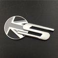 thumbnail image 1 of 3D Metal Emblem for Vehicle Rear Trunk Adhesive Black 3x7.3 Inches, 1 of 9