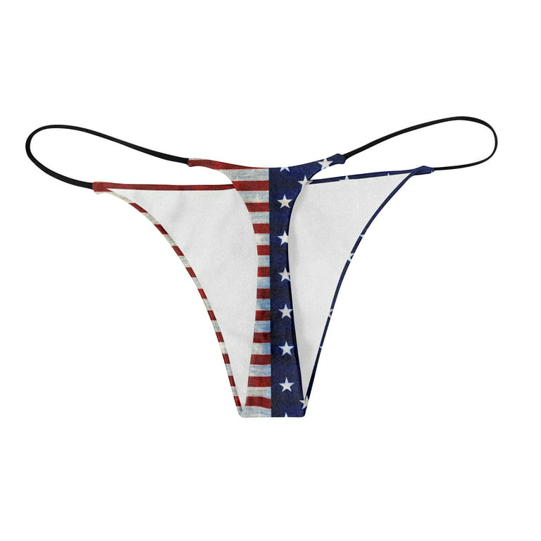 Sksloeg G-String Thongs High Cut Seamless Bikini Panties American