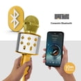 thumbnail image 4 of Microfono Karaoke Inalambrico Con Bluetooth y Bocina Altavoz Dorado Marthing Micrófono Bluetooth Con Mezclador Bocina Recargable Diversion y Entretenimiento Actividades de Karaoke y Familiares, 4 of 9