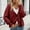 Wine, variant on DuoJiaJ Knit Sweater Coat Long Sleeve Button Down Cardigan For Fall And Winter Versatile Elegant Outerwear Soft Comfortable Daily Wear Womens Fashion Black L