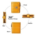 thumbnail image 5 of (2 pack) Sendefn Small Women Wallet Genuine Leather Bifold Purse RFID Blocking Card Holder, 5 of 8