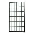 thumbnail image 5 of Shower Door 38" W x 72" H Single Panel Frameless Fixed Shower Door, Open Entry Design in Matte Black, 5 of 6