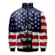 thumbnail image 5 of Chaquetas con cuello alto en 3D con estrellas y rayas estadounidenses y bandera de EE. UU., chaqueta con cremallera para hombre y mujer, chaqueta informal de manga larga, abrigo, ropa para hombre, 5 of 5