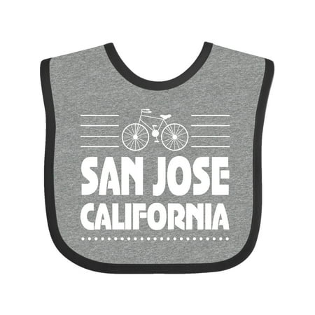 

Inktastic San Jose California Biking Gift Baby Boy or Baby Girl Bib